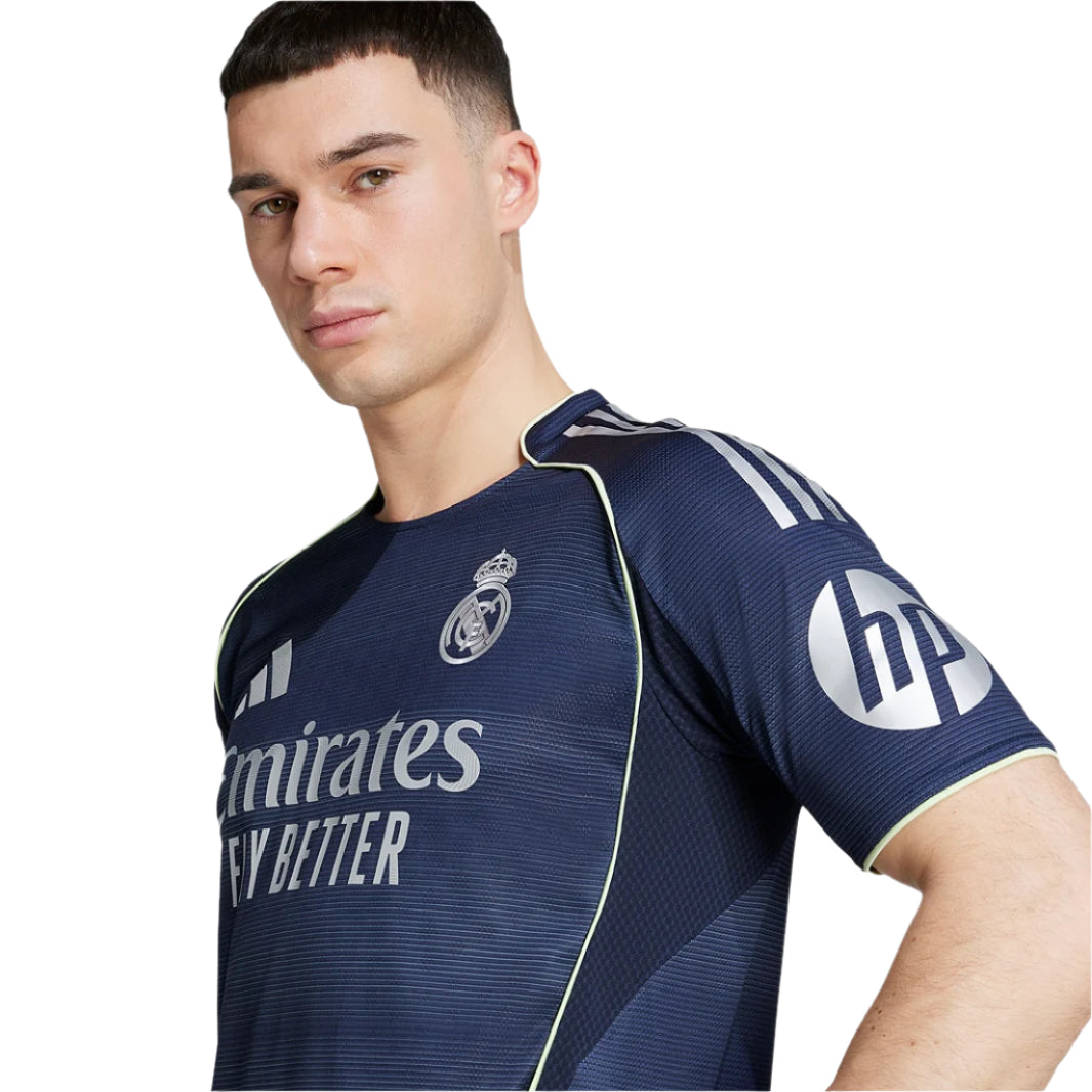 adidas Vini Jr. Real Madrid 25/26 Away Jersey w/ Champions League Patches (Legend Ink)