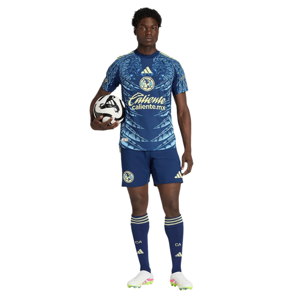 adidas R. Aguirre Men's Club América 25/26 Authentic Away Jersey (Blue)