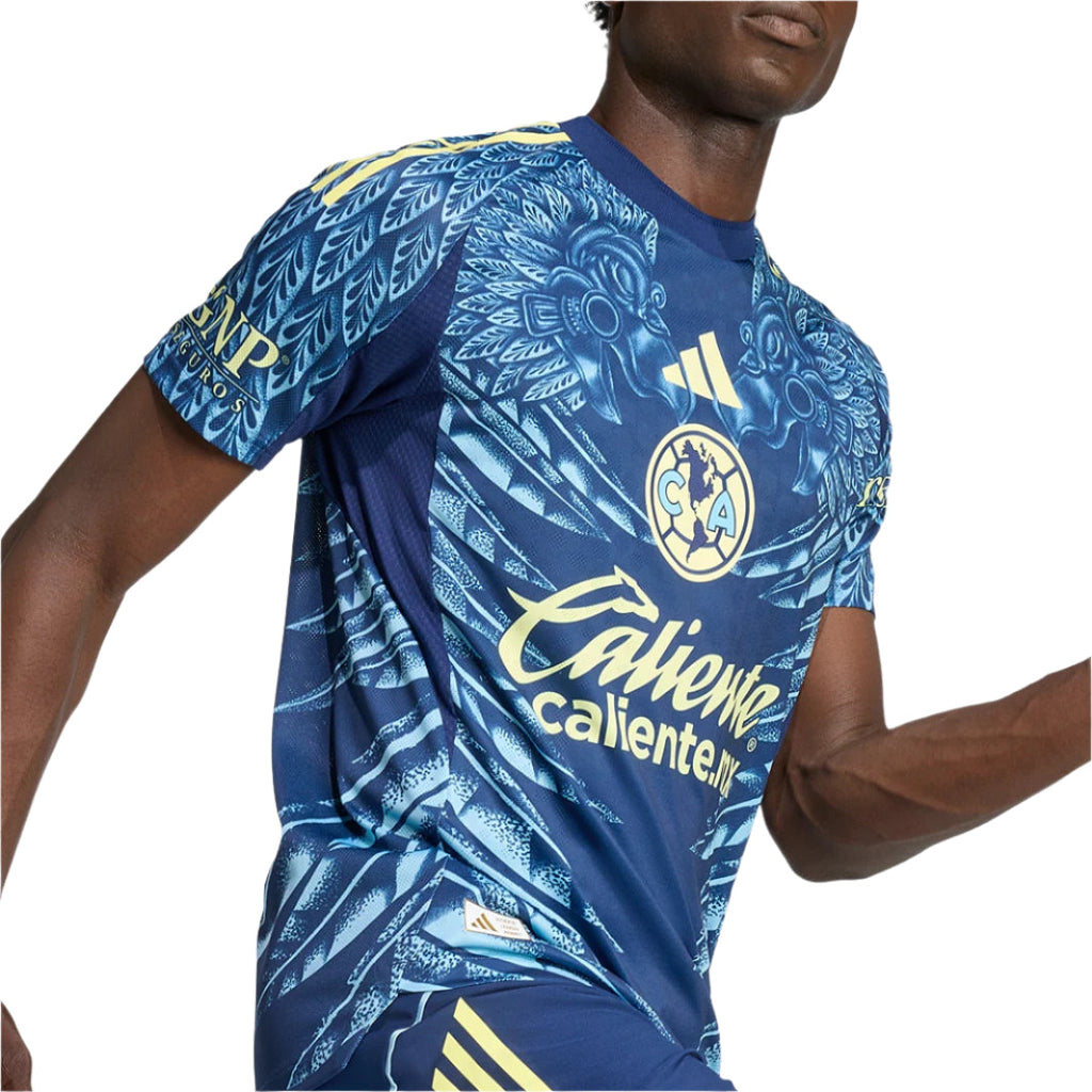 adidas R. Juarez Men's Club América 25/26 Authentic Away Jersey (Blue)