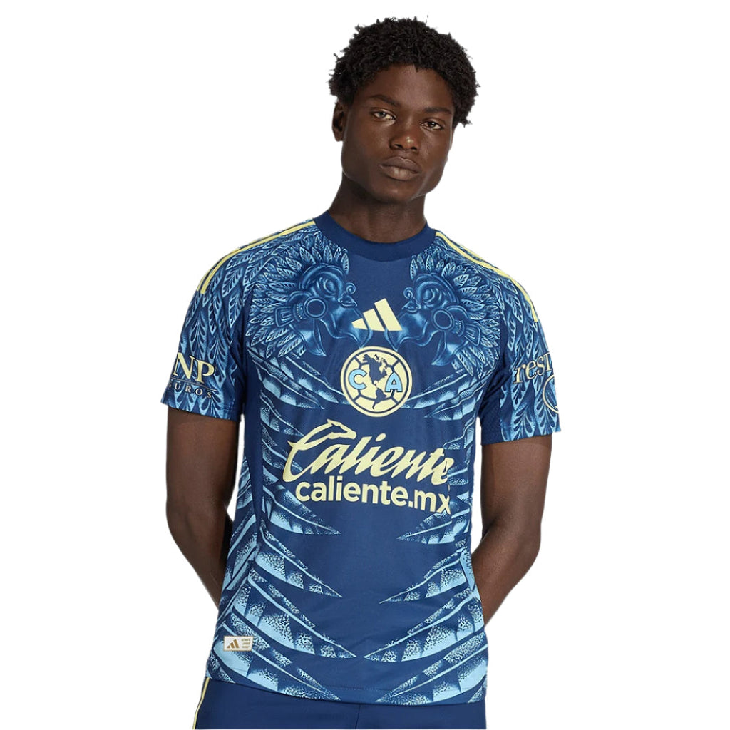 adidas R. Aguirre Men's Club América 25/26 Authentic Away Jersey (Blue)