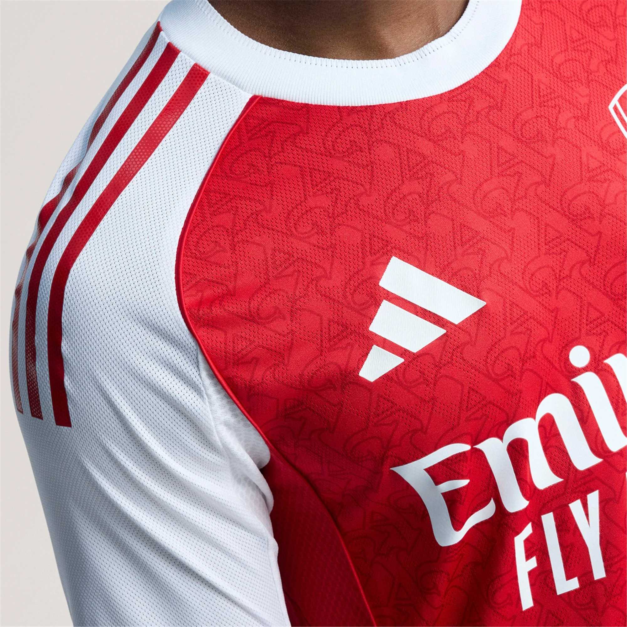 adidas Marquinhos Arsenal FC Authentic Home Jersey 25/26 w/ EPL Patch (Better Scarlet/White