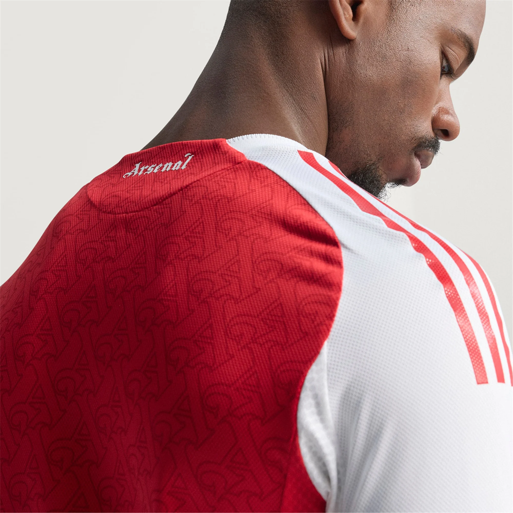 adidas Leandro Trossard Arsenal FC Authentic Home Jersey 25/26 w/ EPL Patch (Better Scarlet/White