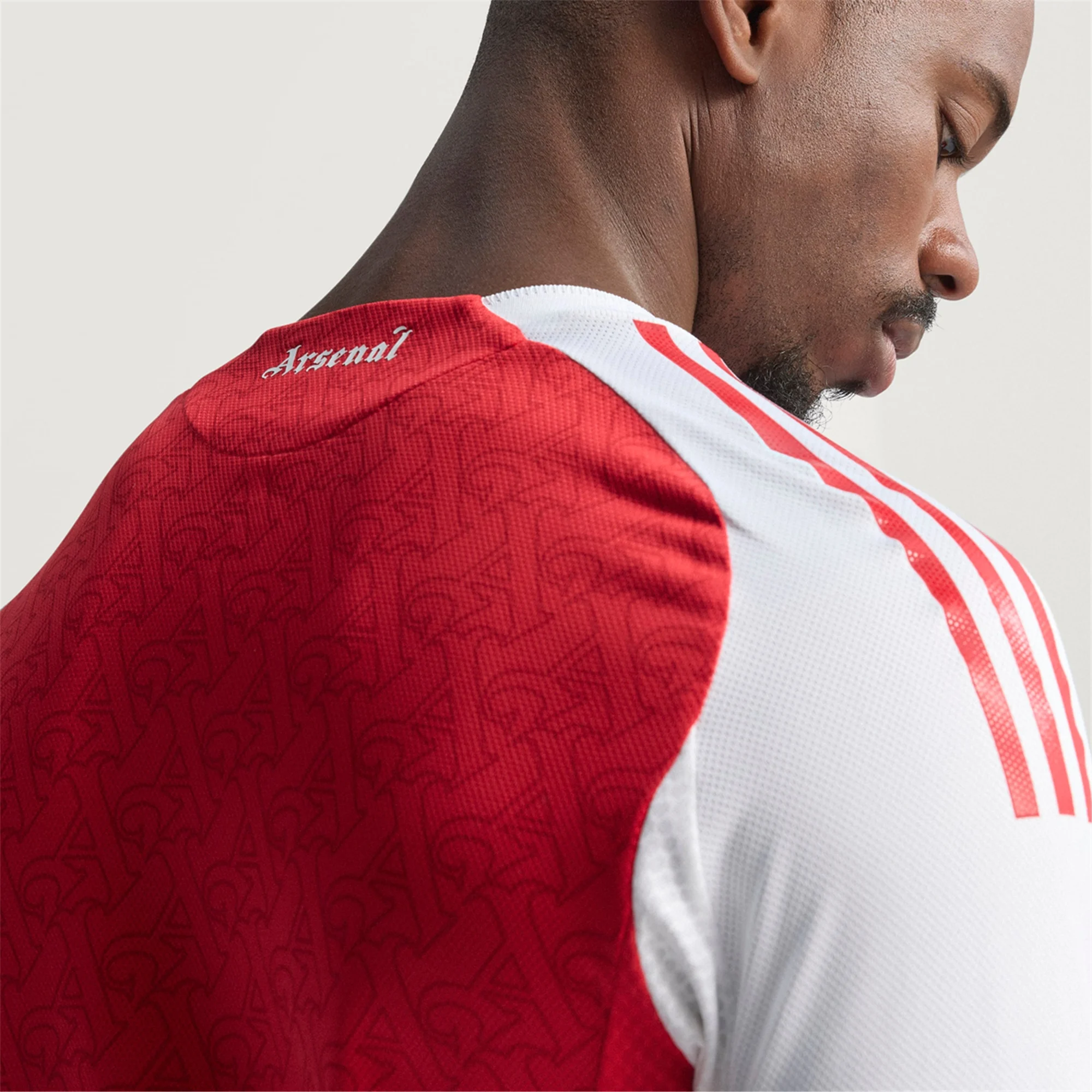 adidas Raheem Sterling Arsenal FC Authentic Home Jersey 25/26 w/ EPL Patch (Better Scarlet/White