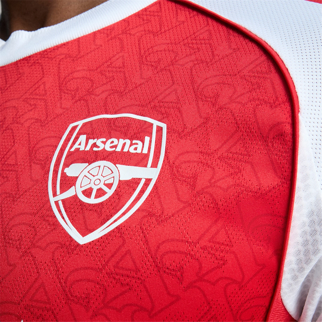 adidas Takehiro Tomiyasu Arsenal FC Authentic Home Jersey 25/26 w/ EPL Patch (Better Scarlet/White
