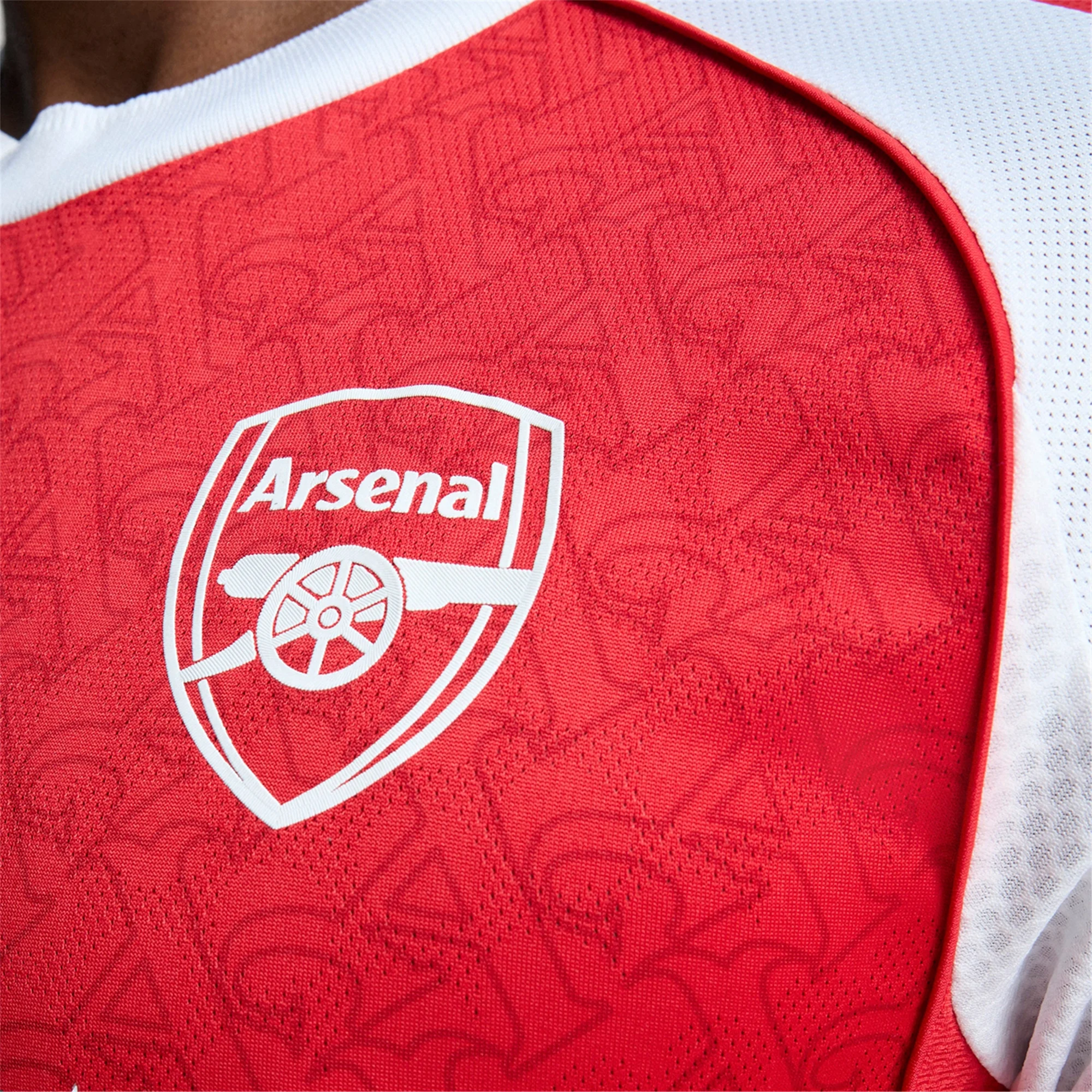 adidas Ben White Arsenal FC Authentic Home Jersey 25/26 w/ EPL Patch (Better Scarlet/White