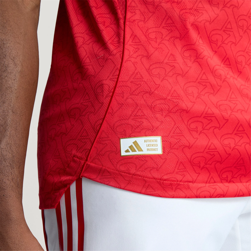 adidas Leandro Trossard Arsenal FC Authentic Home Jersey 25/26 w/ EPL Patch (Better Scarlet/White