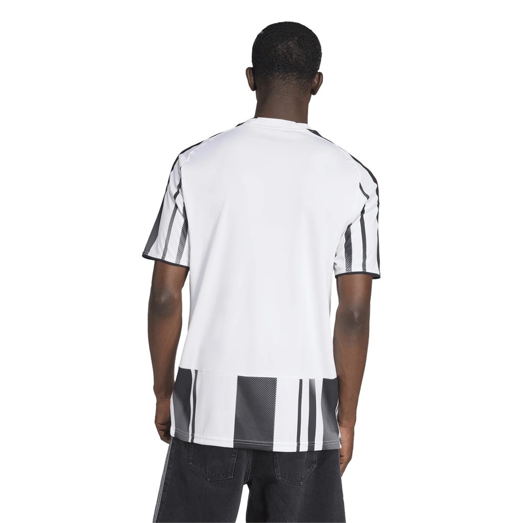 adidas Men's Juventus Adzic Home Jersey w/ Serie A Patch 25/26 (White/Black/Pink)