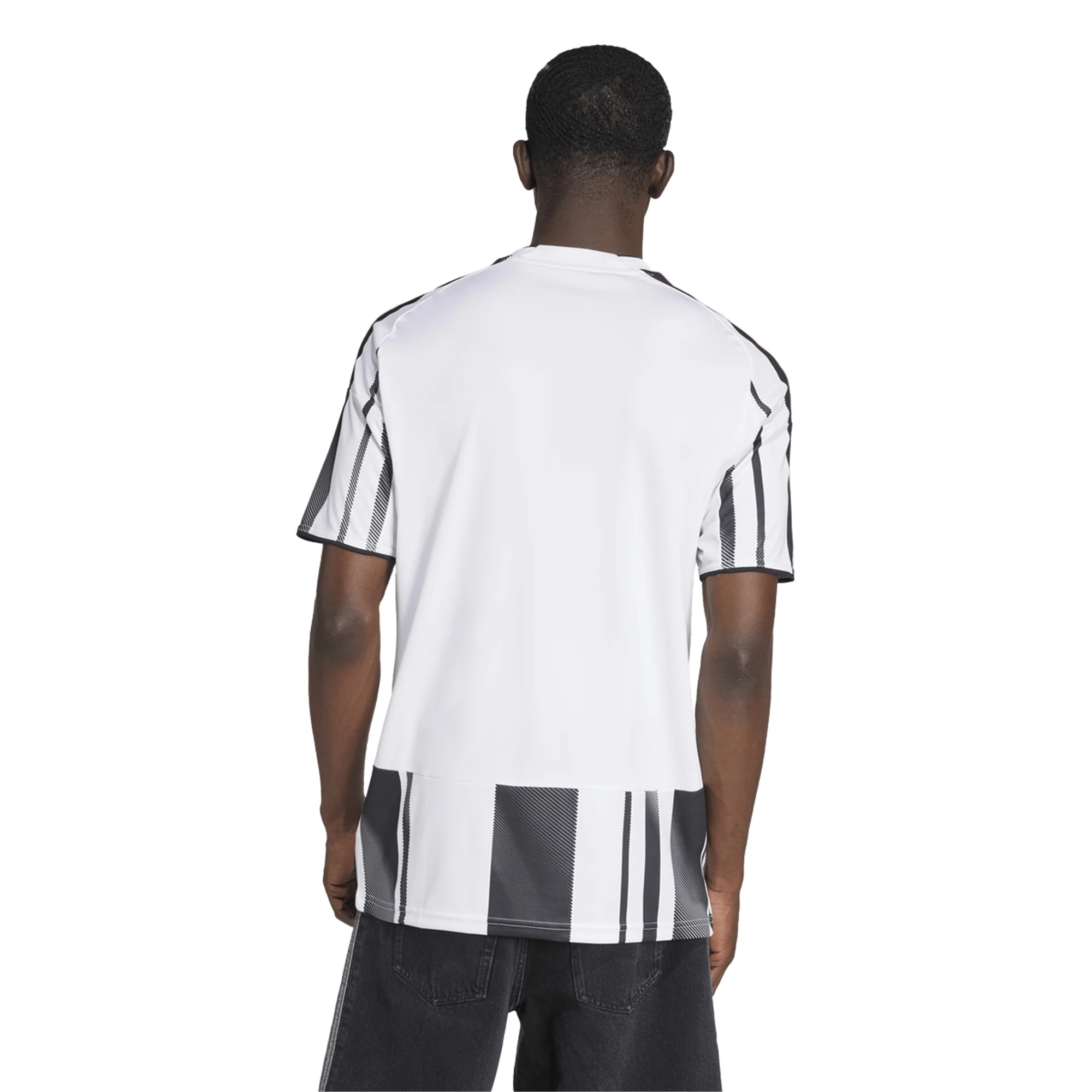 adidas Men's Juventus Miretti Home Jersey w/ Serie A Patch 25/26 (White/Black/Pink)