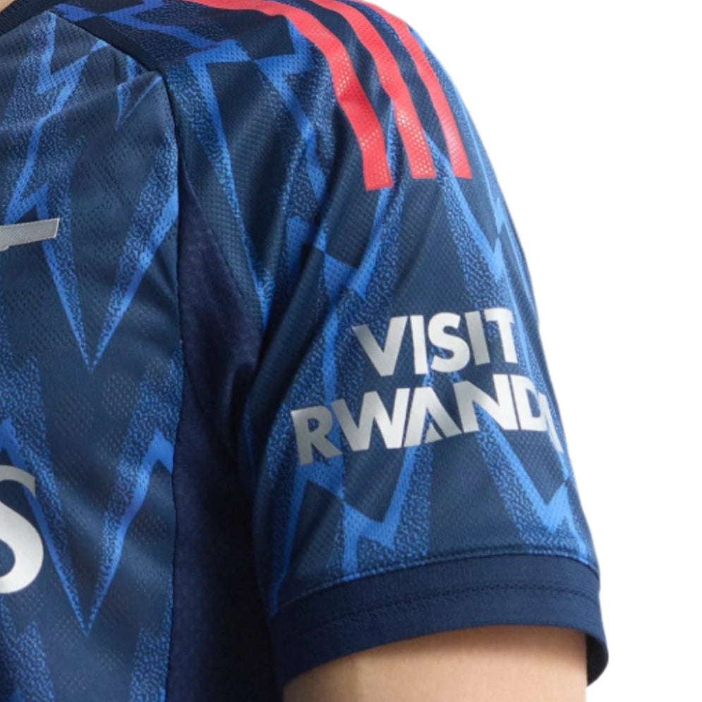 adidas Arsenal Authentic Away Jersey w/ EPL + No Room For Racism 25/26 (Indigo/Silver)