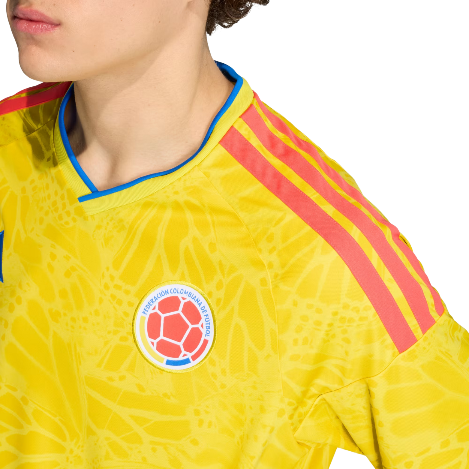 adidas Men's D. Sanchez Colombia 2026 Home Jersey (Impact Yellow)