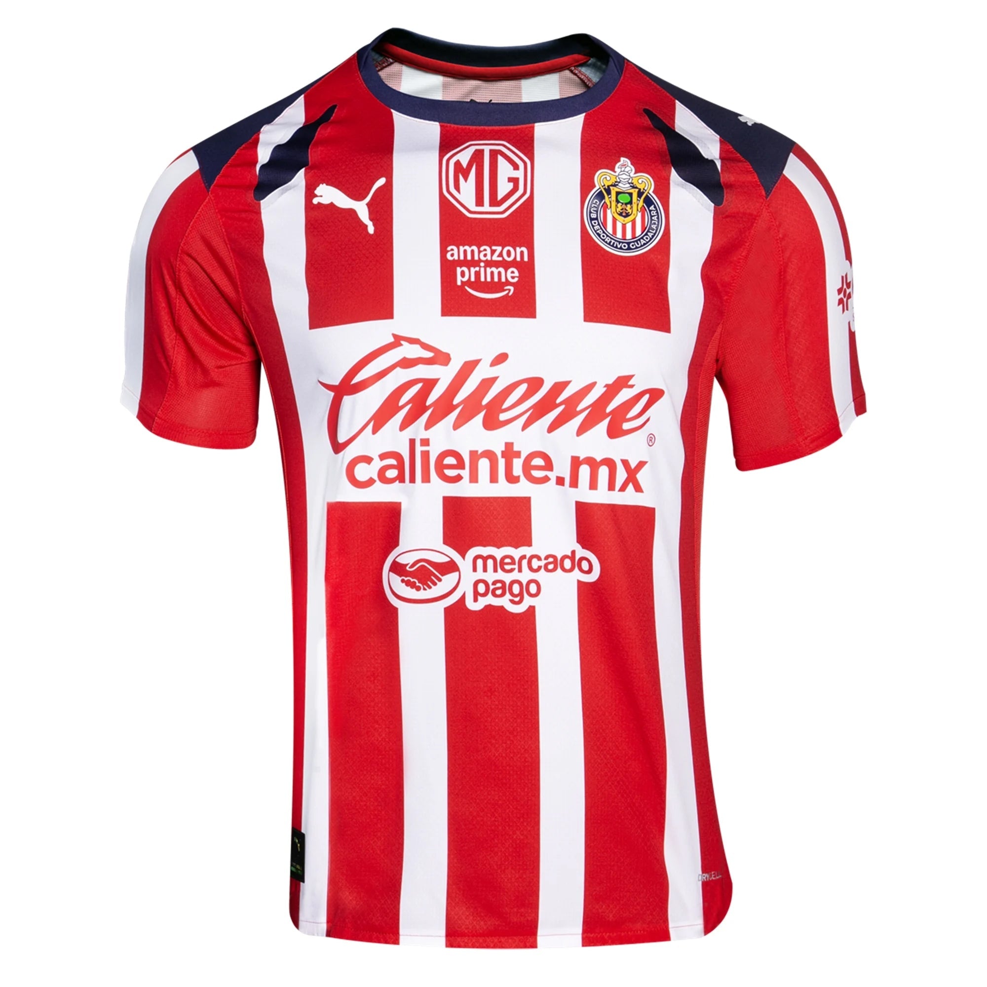 Puma Luis Romo Men's Chivas De Guadalajara Home Jersey 25/26 (Puma Red/White)