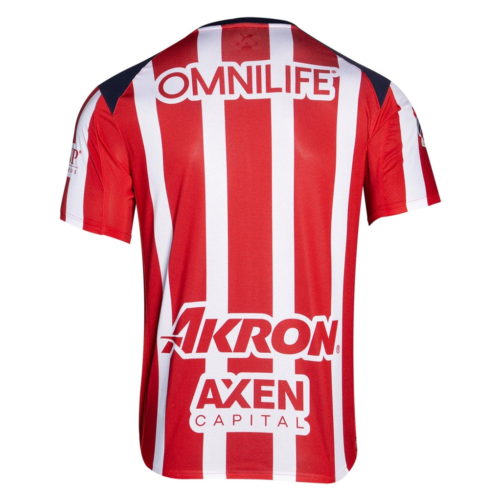 Puma Men's Chivas De Guadalajara Home Jersey 25/26 (Puma Red/White)