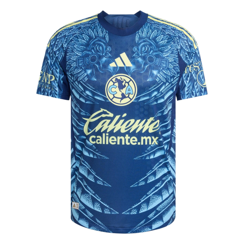adidas J. Dos Santos Men's Club América 25/26 Authentic Away Jersey (Blue)