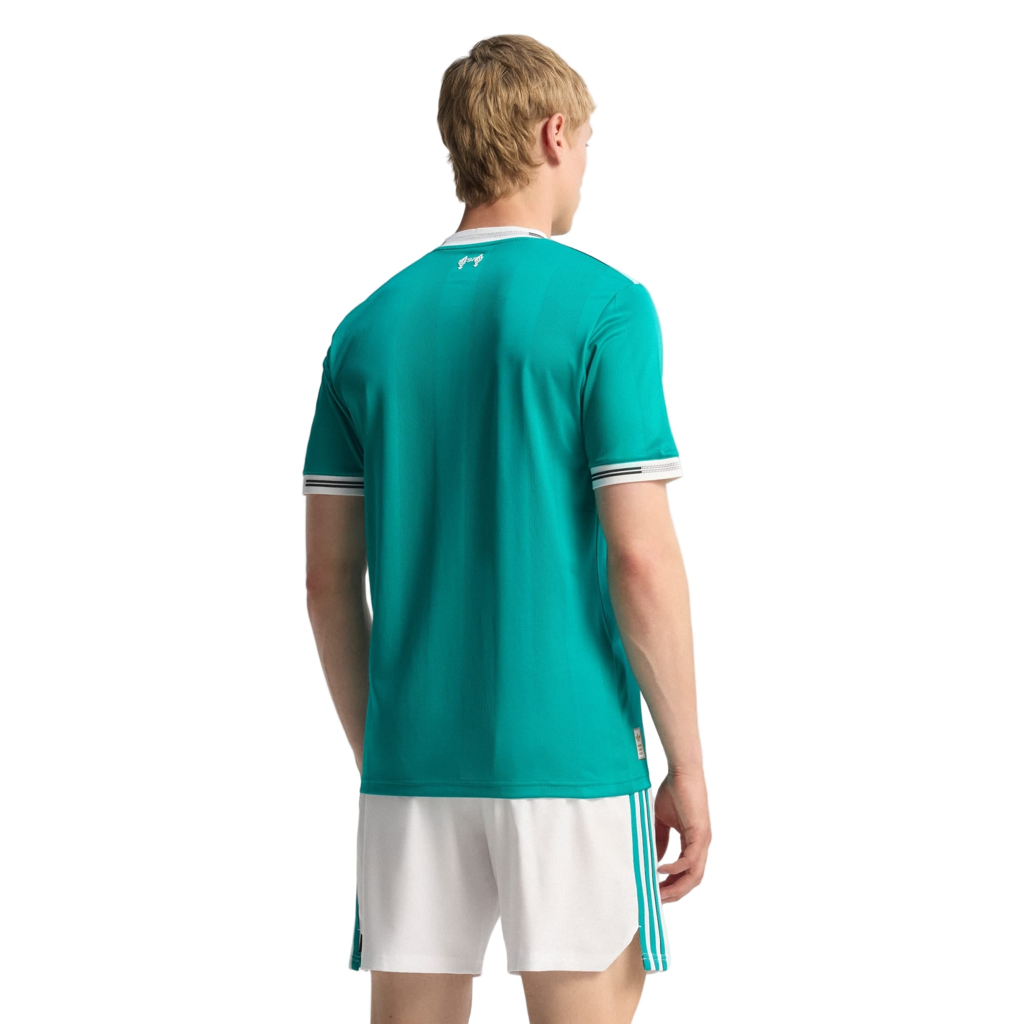 adidas Liverpool FC Authentic Curtis Jones Third Jersey w/ EPL + No Room For Racism Patches 25/26 (Sea Green)