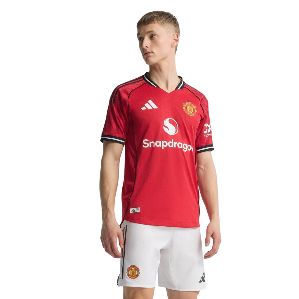 adidas Amad Men's Manchester United Authentic Home Jersey 25/26 w/ NRFR + EPL Patch (Red)