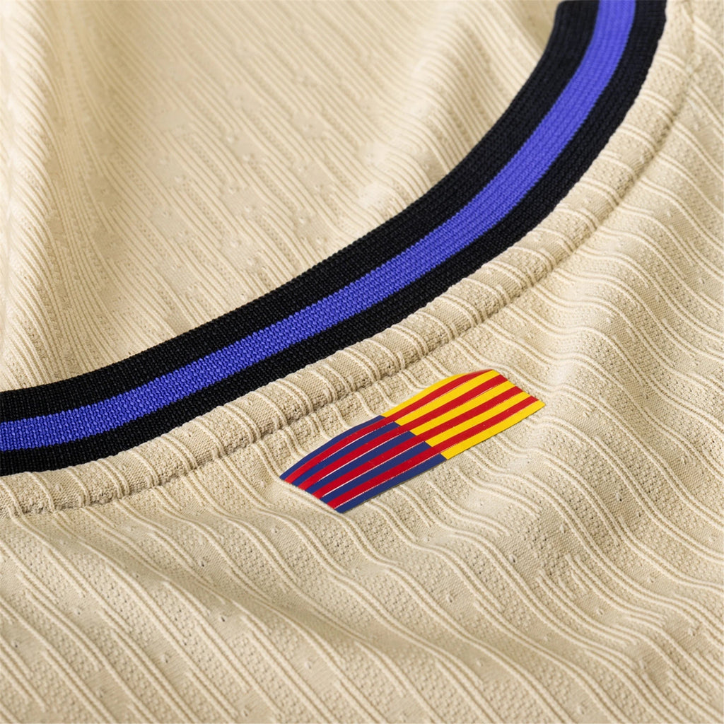 Nike Marc Casado Men's FC Barcelona Authentic Away Jersey w/ Champions League Patches (Team Gold/Persian Violet/Black)