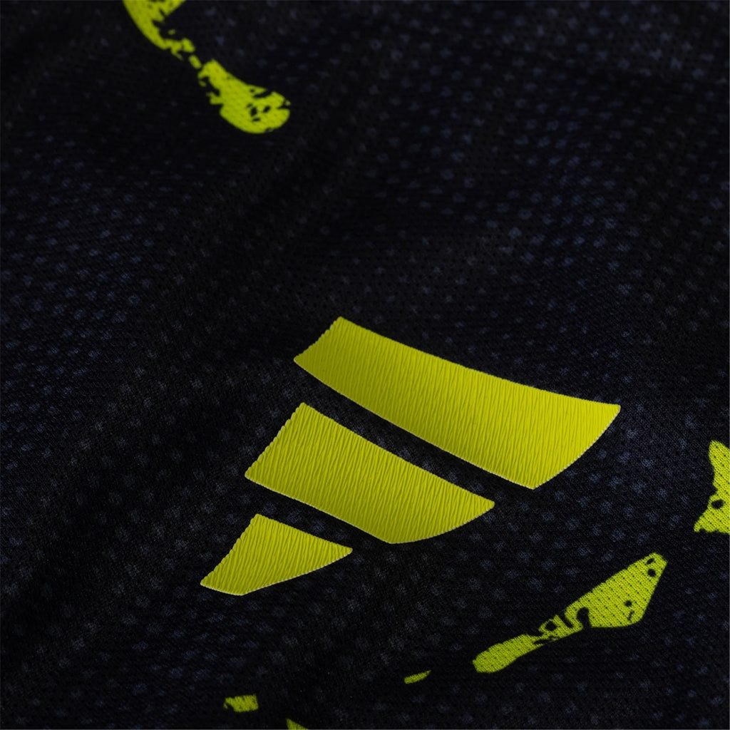adidas Diego Rossi Columbus Crew Authentic Away Jersey w/ MLS Patches 25/26 (Black/Yellow)