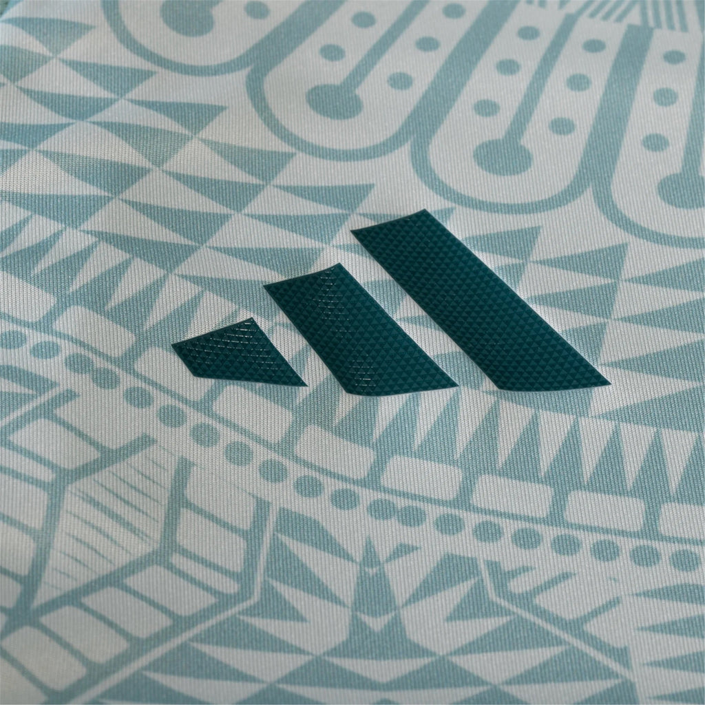 adidas Alexis Vega Mexico Authentic Away Jersey 24/25 w/ Gold Cup 2025 Patches (Linen Green)