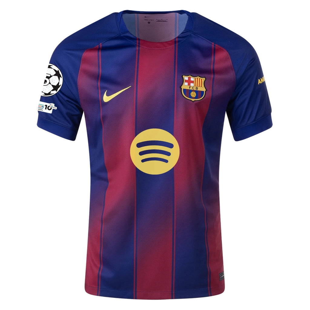 Nike I. Martinez FC Barcelona Home Jersey 25/26 w/ Champions League Patches (Deep Royal Blue/Midwest Gold)