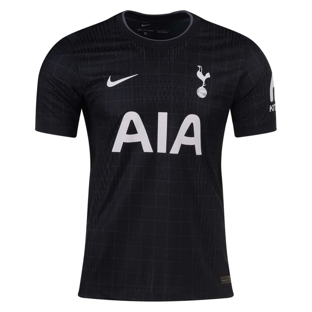 Nike Davies Tottenham Hotspur Authentic Away Jersey 25/26 w/ EPL Patch (Black/Iron)