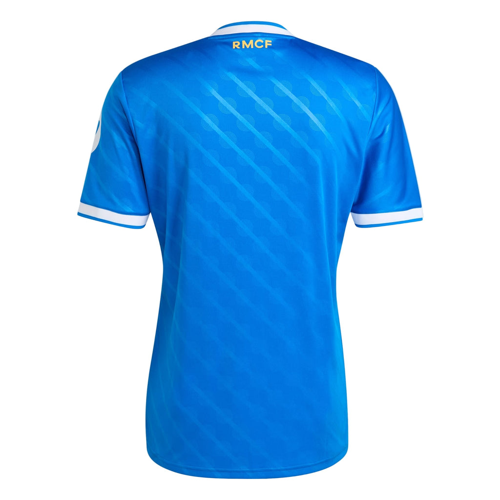 adidas Men's Real Madrid Third Jersey 25/26 (Blue/White)