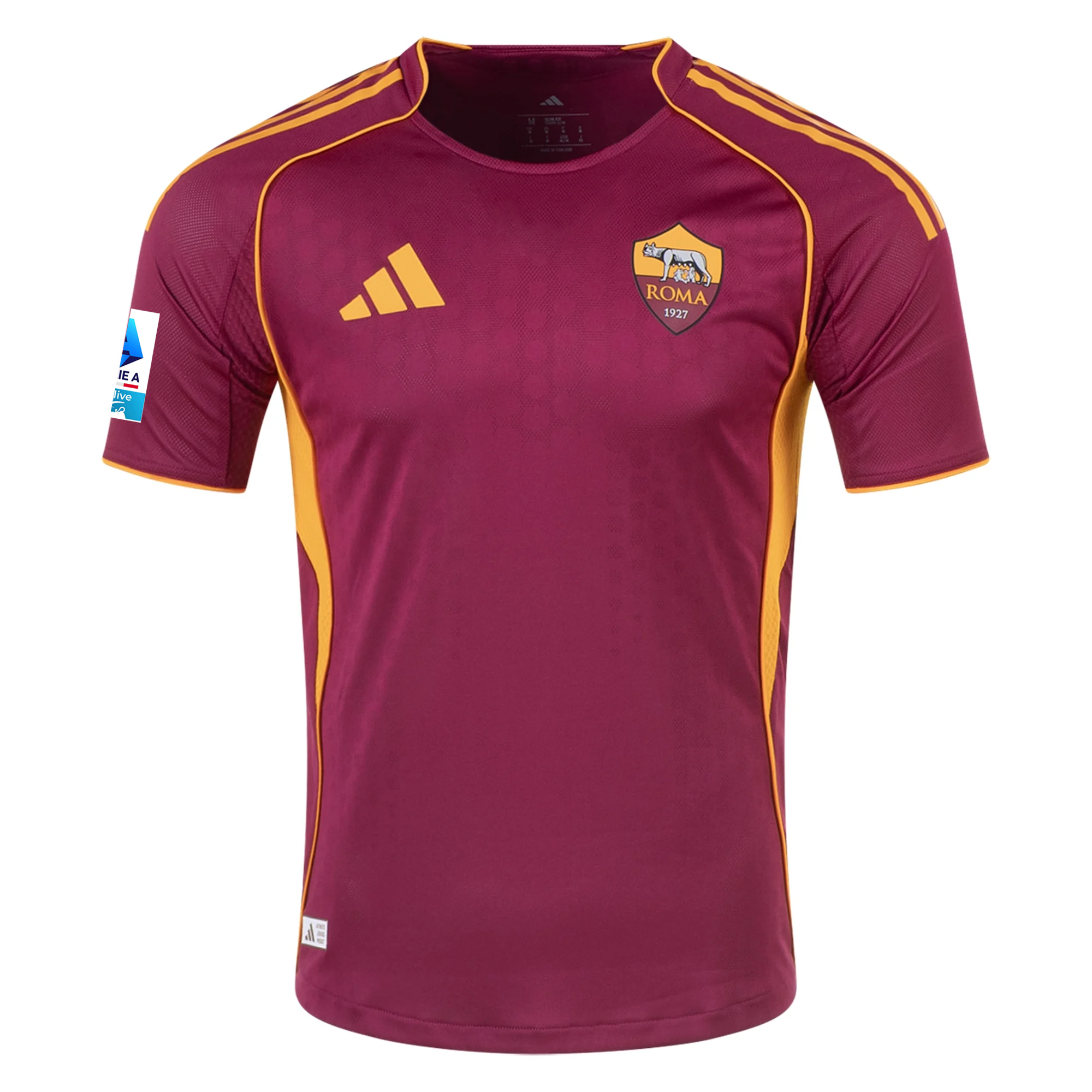 adidas Roma Authentic Neil El Aynaoui Home Jersey w/ Serie A Patch 25/26 (Burgundy)