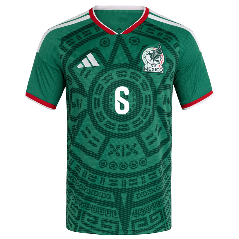 adidas Men's G. Arteaga Mexico Authentic Home 2026 World Cup Jersey (Bold Green)