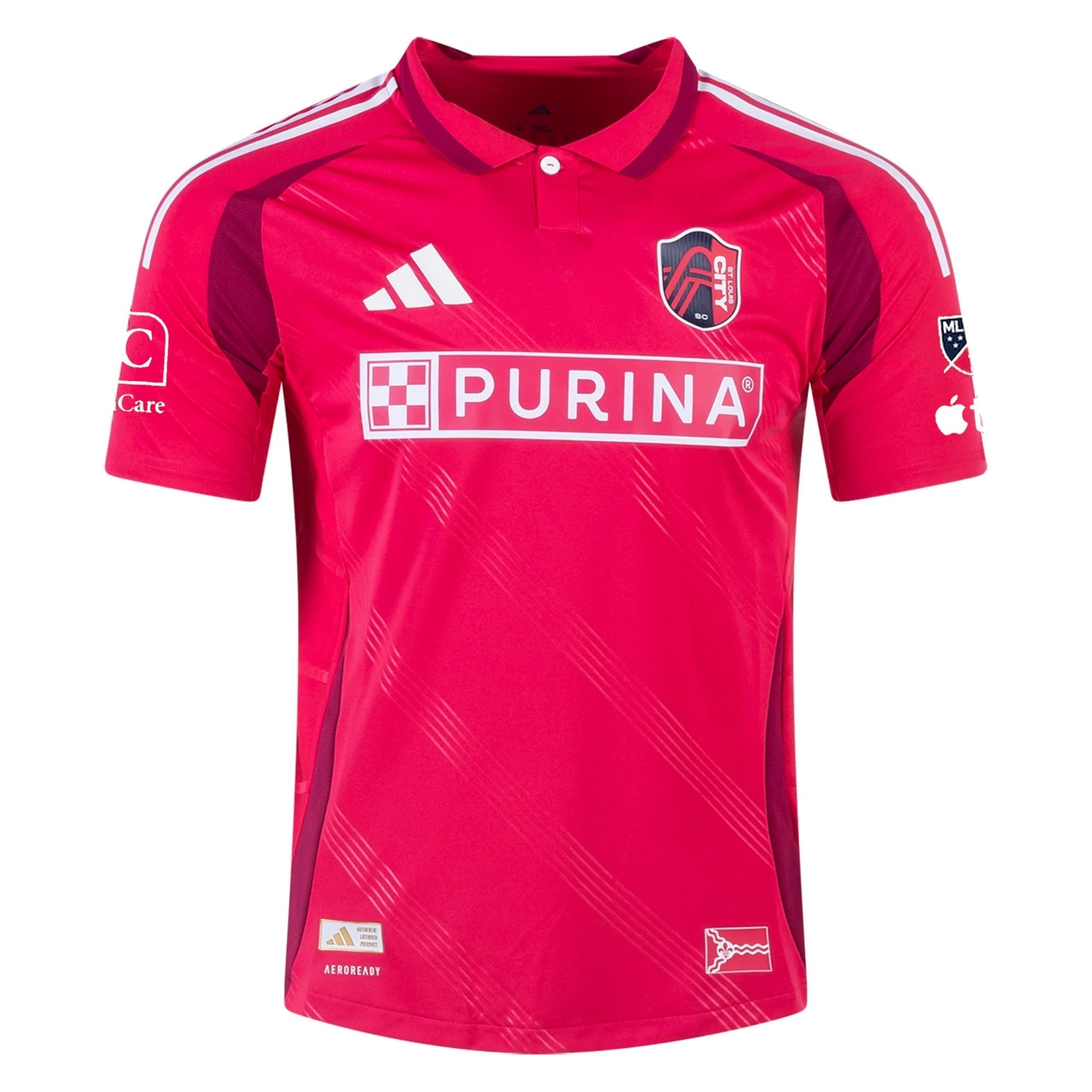 adidas Jannes Horn St. Louis FC Authentic Home Jersey 25/26 (Power Pink)