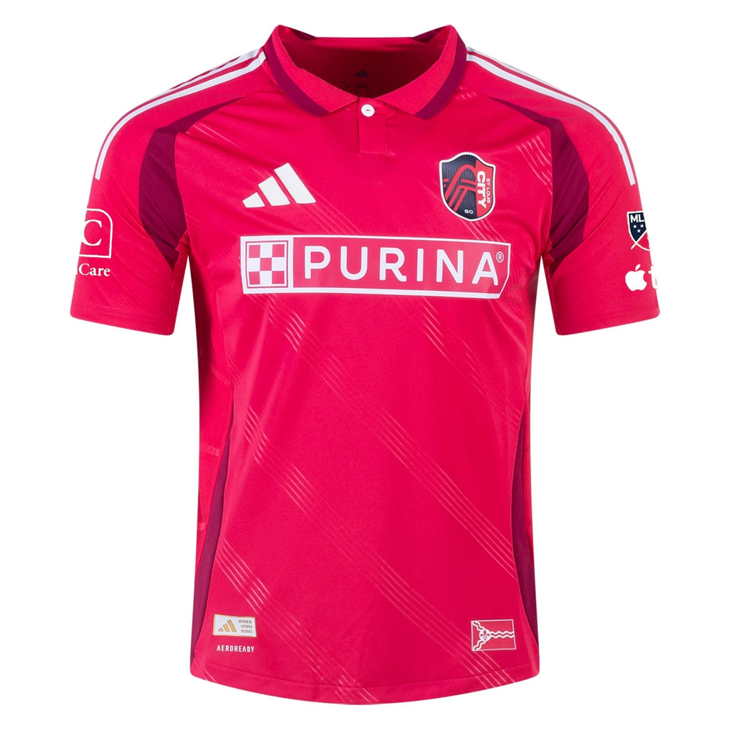 adidas Joseph Zalinsky St. Louis FC Authentic Home Jersey 25/26 (Power Pink)