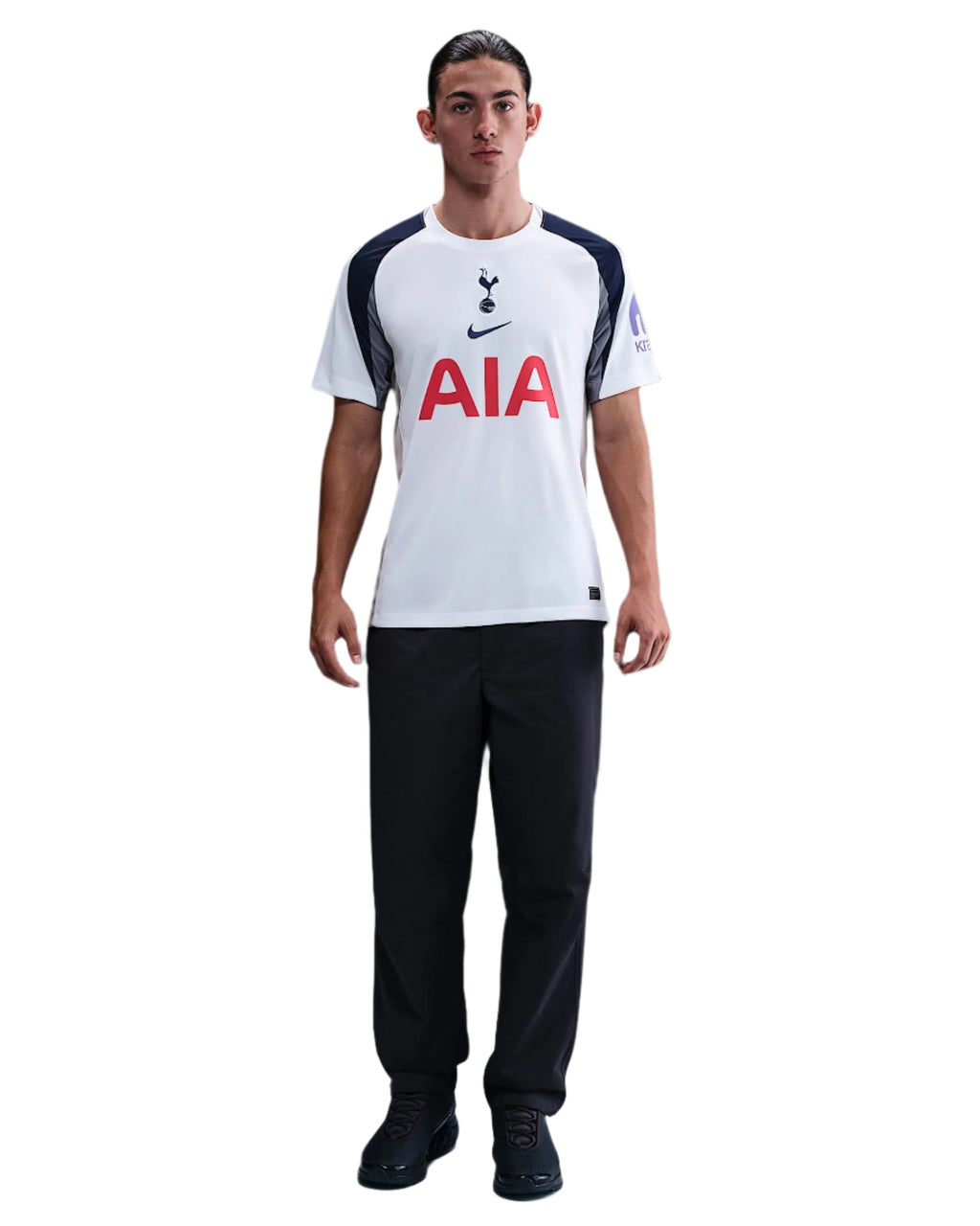 Nike P.M. Sarr Tottenham Hotspurs Home Jersey w/ EPL + No Room For Racism Patch 25/26 (White/Iron/Binary Blue)