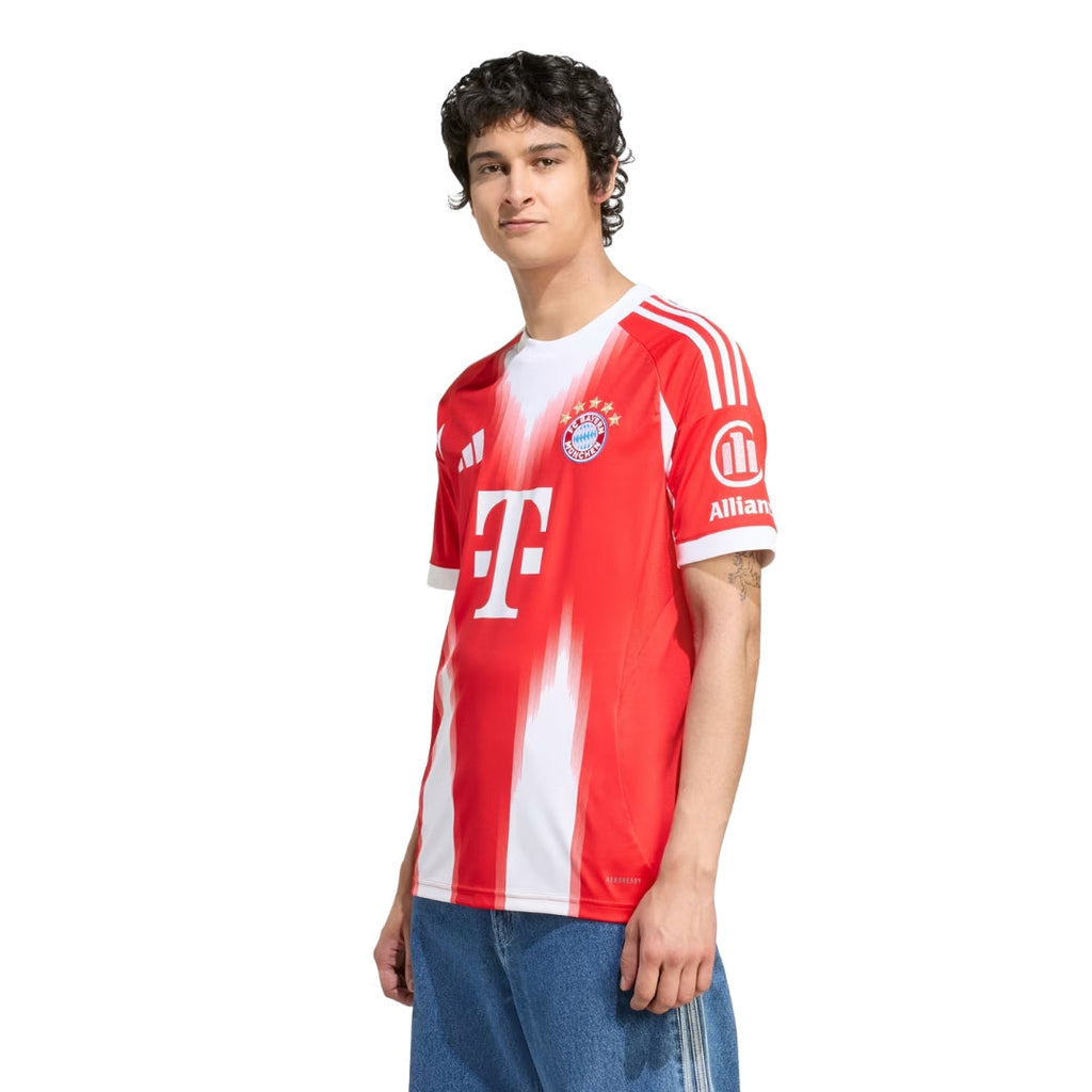 adidas Bayern Munich Home Jersey w/ Champions League Patches 25/26 (Red)