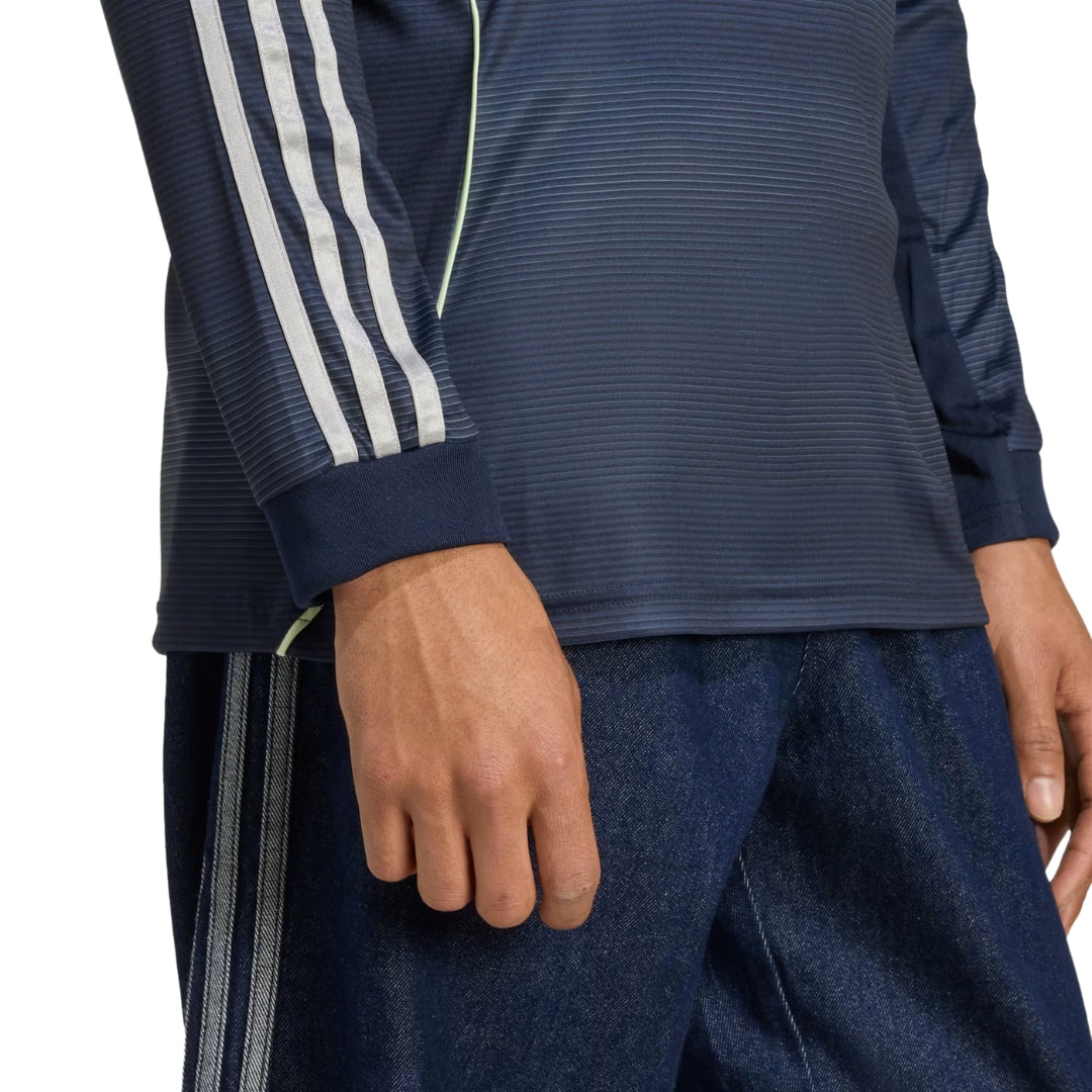 adidas Real Madrid F. Mendy Long Sleeve Away Jersey w/ Champions League Patches 25/26 (Legend Ink)