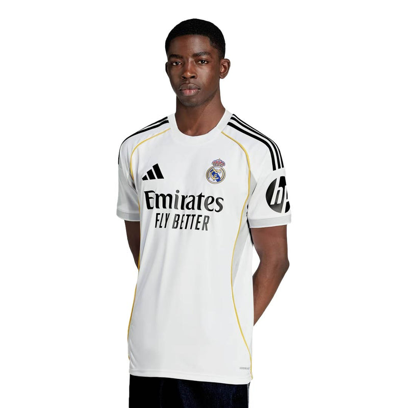 adidas Daniel Carvajal Ramos Real Madrid 25/26 Home Jersey w/ Champions League Patches (White)