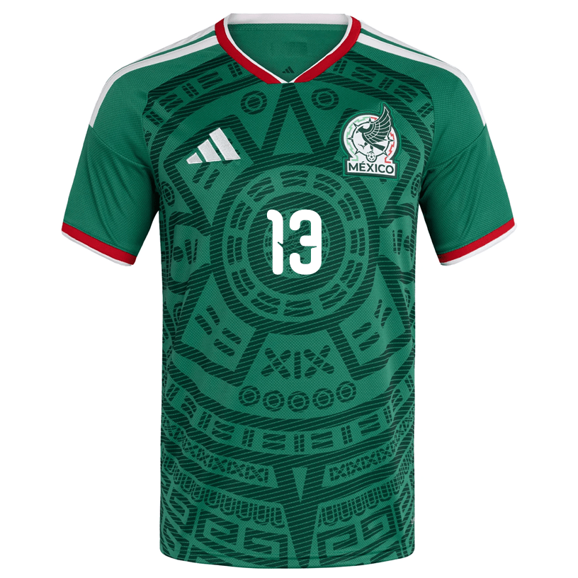 adidas Men's G. Ochoa Mexico Home 2026 World Cup Jersey (Bold Green)