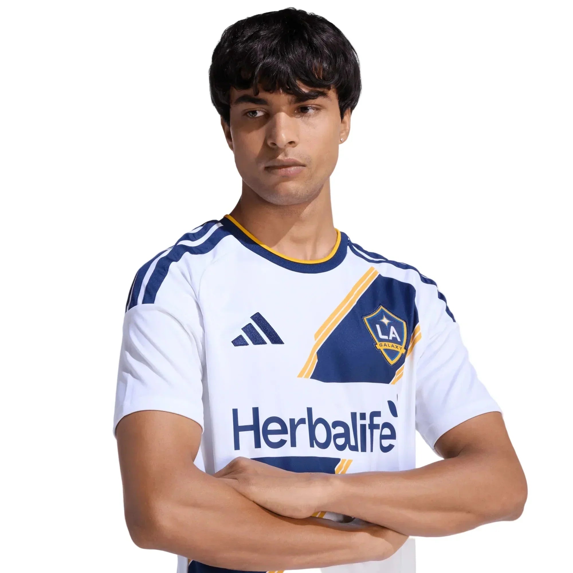adidas Men's Yamane LA Galaxy Home Stadium Jersey 26/27 (White)