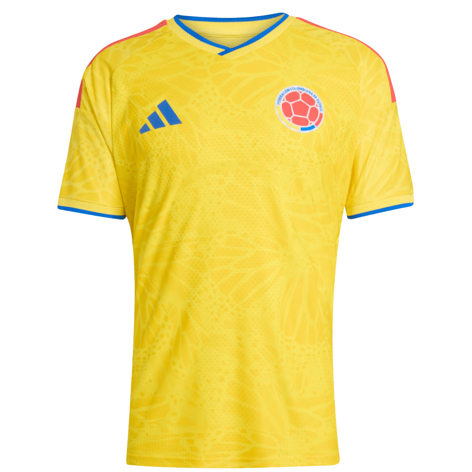 adidas Men's Colombia 2026 Authentic Home Jersey (Impact Yellow)