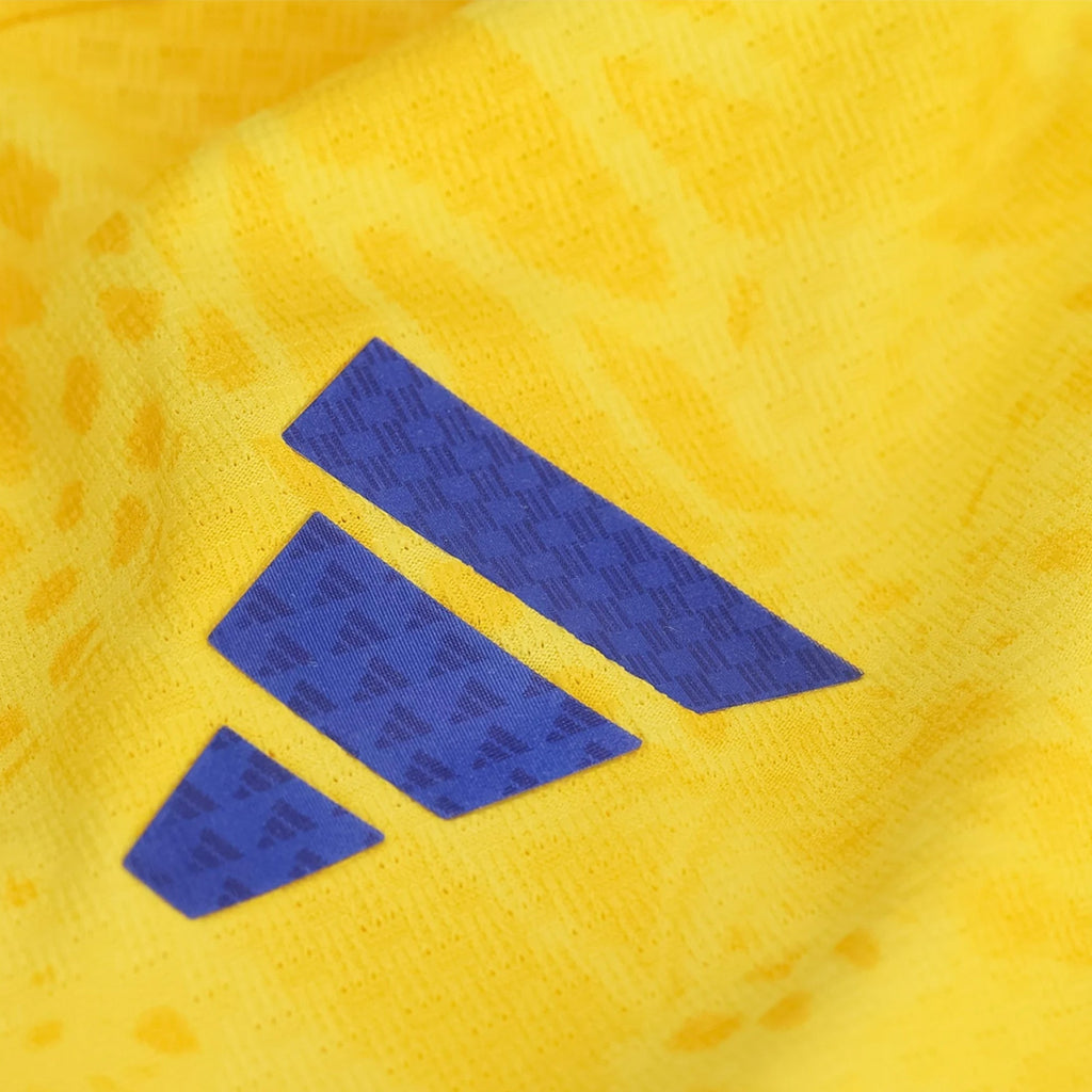 adidas Men's Asprilla Colombia 2026 Authentic Home Jersey (Impact Yellow)