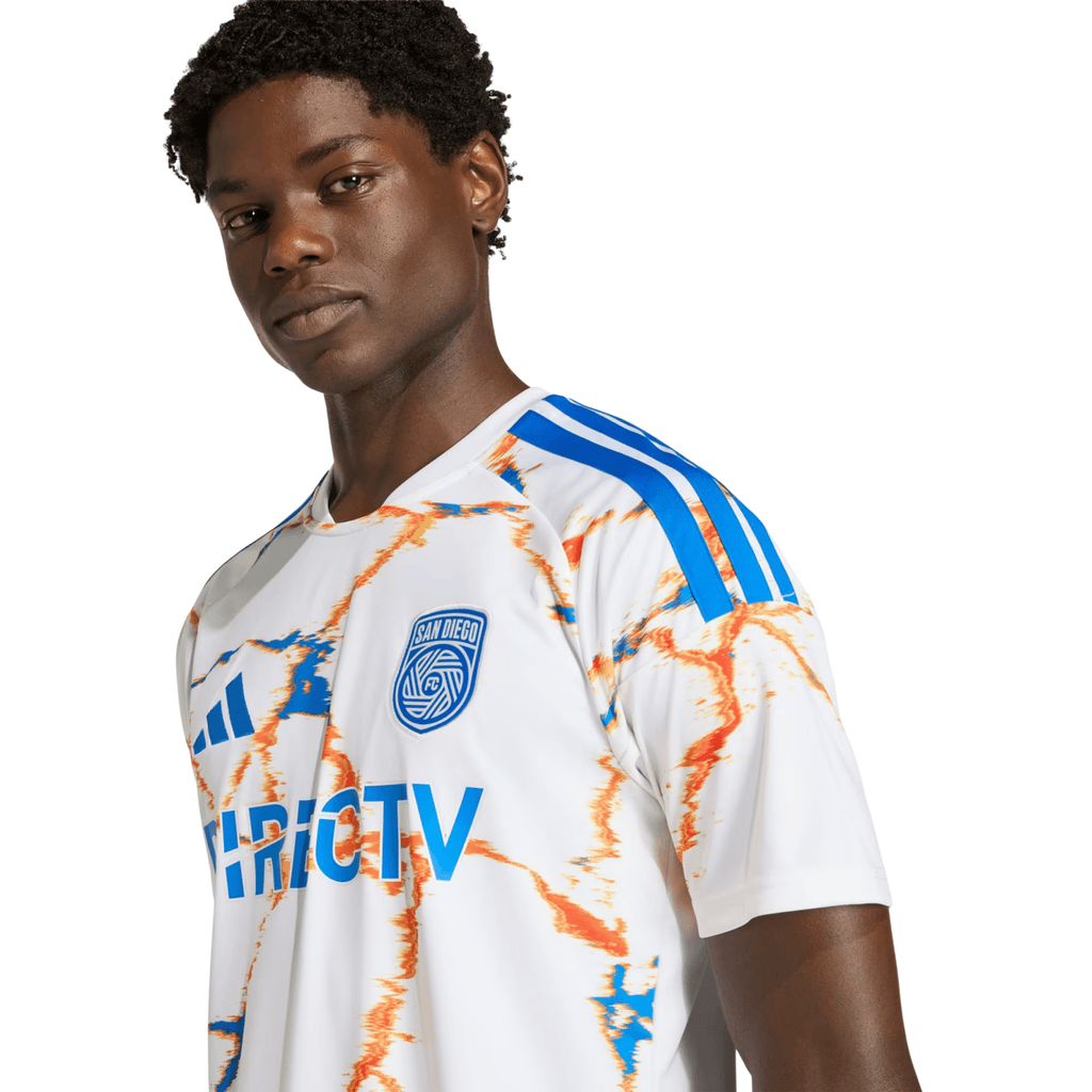 adidas Men's Bombino San Diego FC 26/27 Away Stadium Jersey (White)