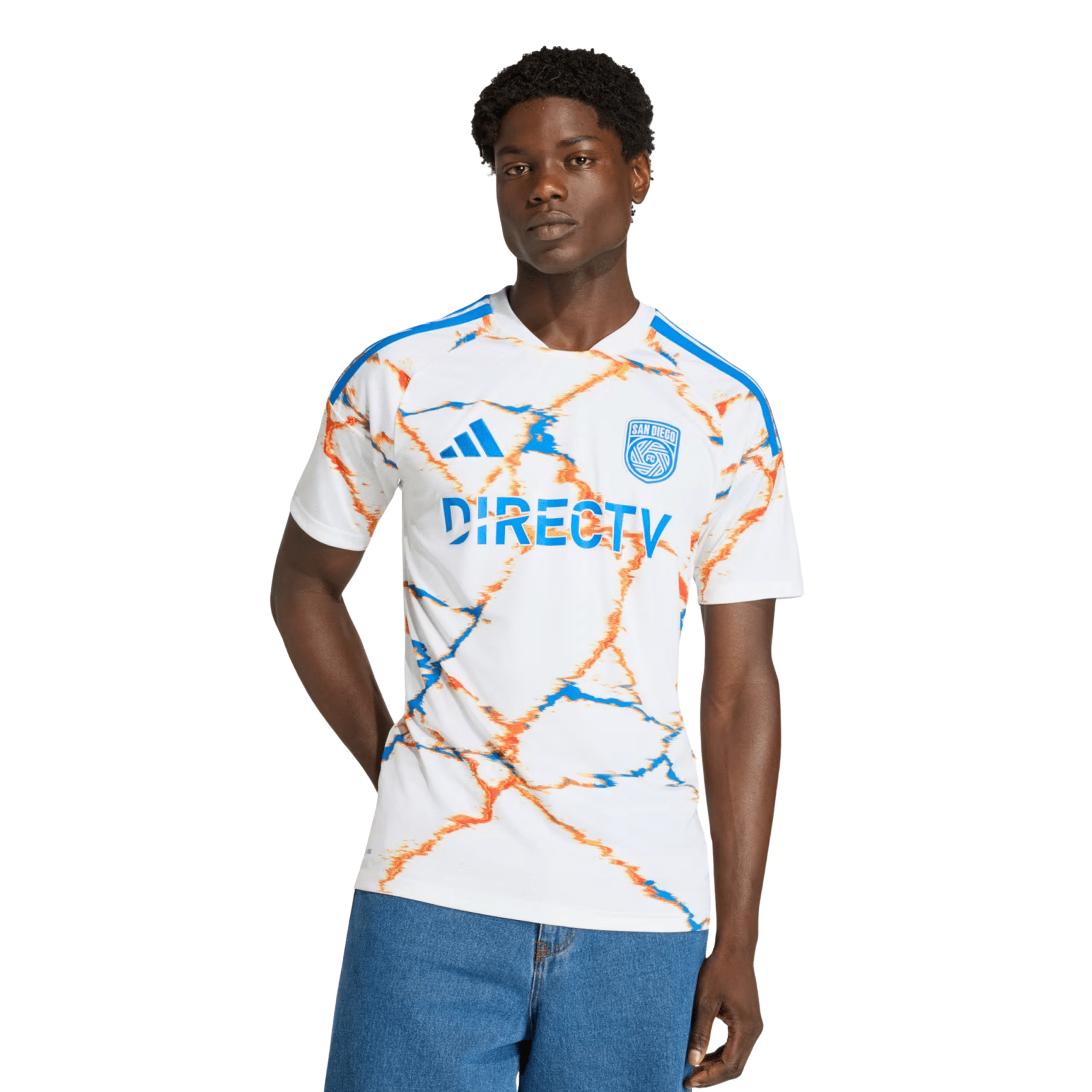 adidas Men's Sisniega San Diego FC 26/27 Away Stadium Jersey (White)