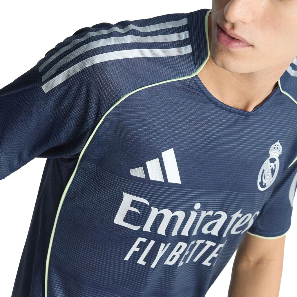 adidas Lucas Vázquez Iglesias Real Madrid Authentic Away Jersey 25/26 w/ Champions League Patches (Legend Ink)