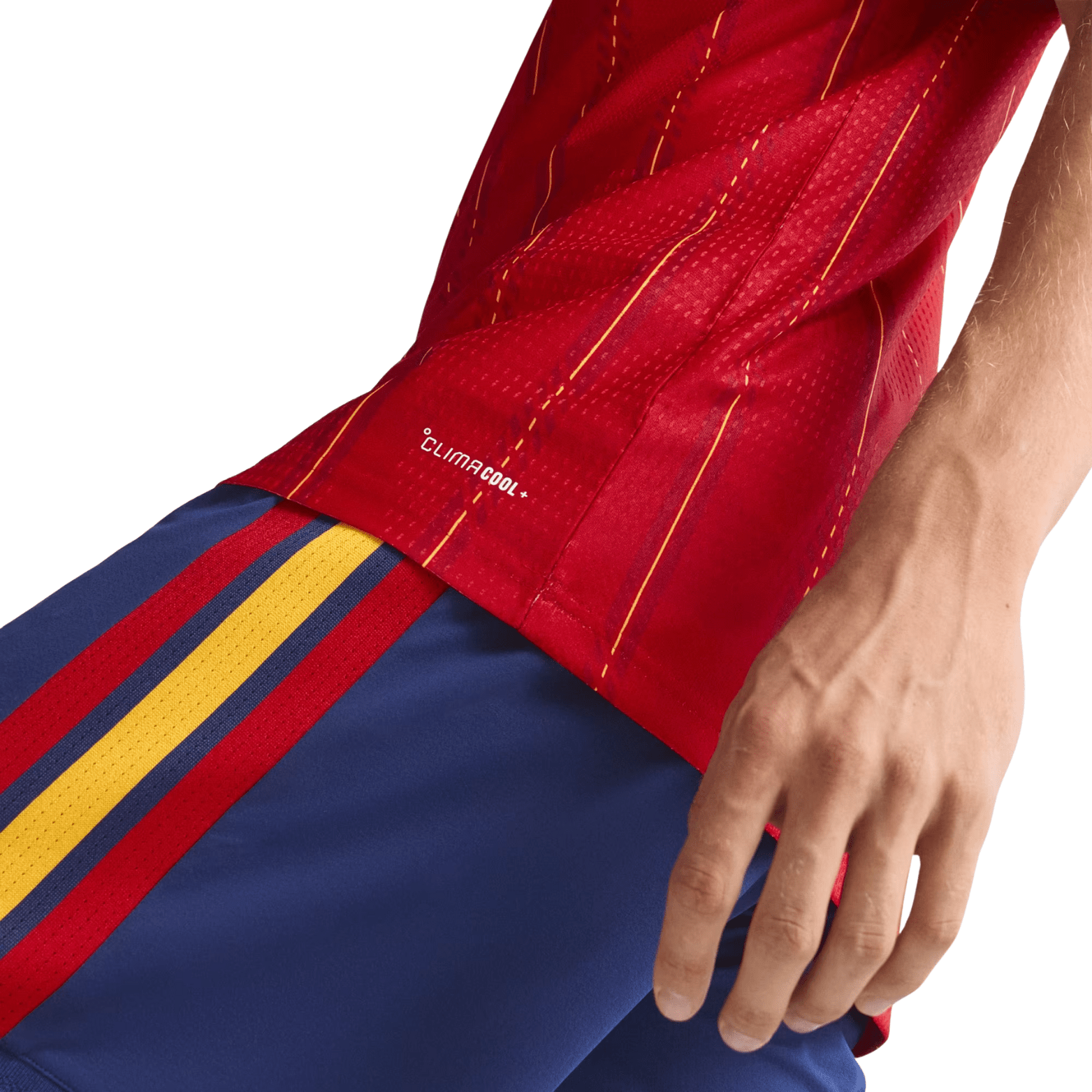 adidas Men's Grimaldo Spain Authentic World Cup Home Jersey 2026 (Vivid Red)