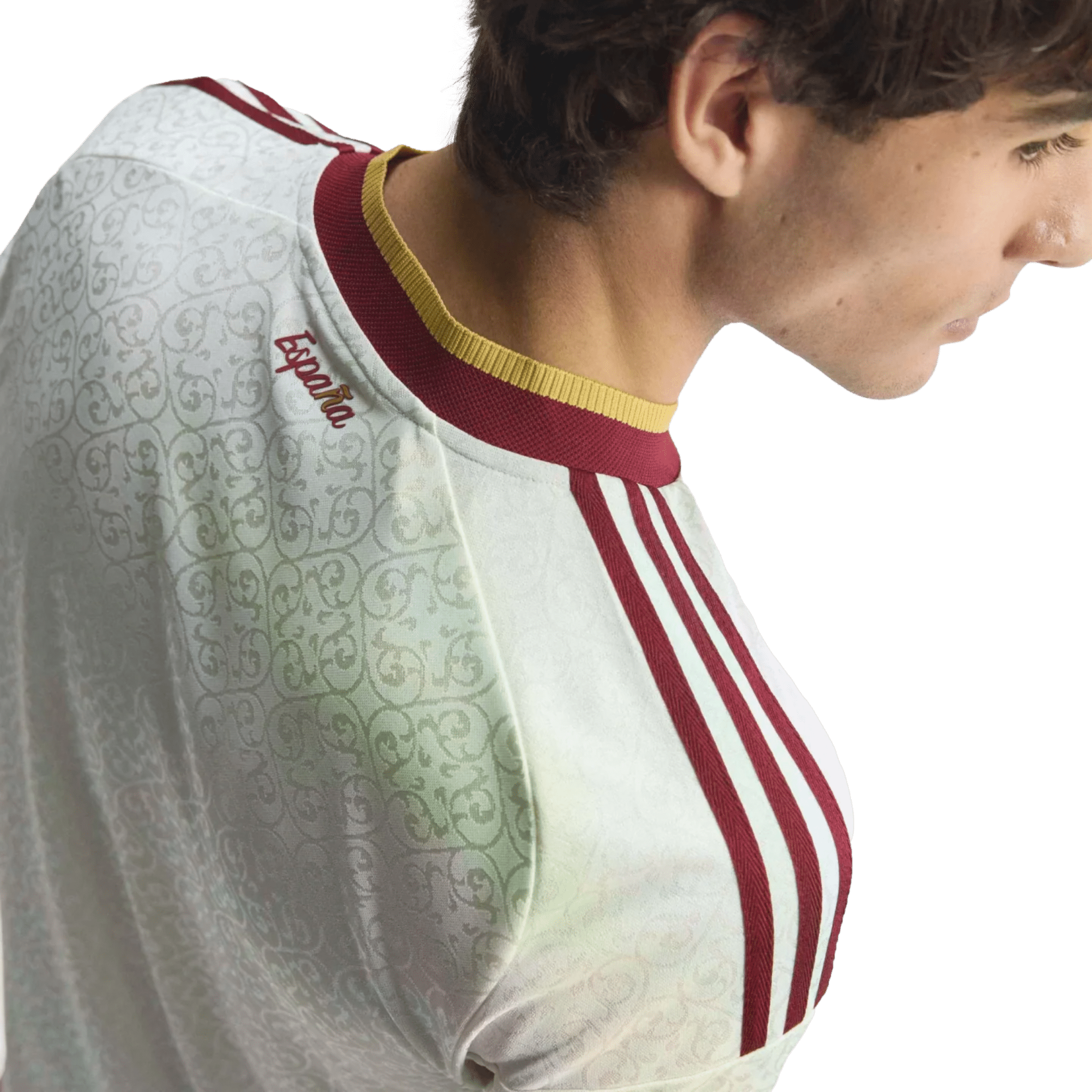 adidas Men's Spain Authentic Martín Zubimendi Away Jersey 2026 (White)