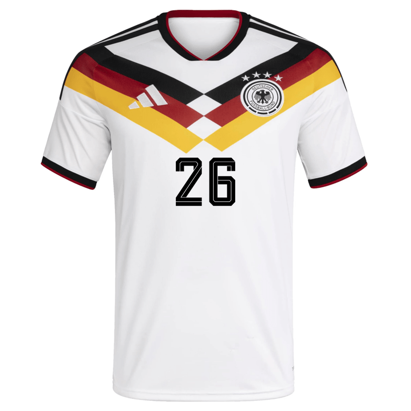 adidas Men's Woltmemade Germany Home World Cup Jersey 2026 (White/Black)