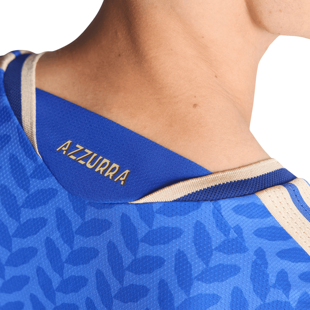 adidas Men's Zaccaghi Italy 2026 Authentic Home Jersey (Bold Blue)