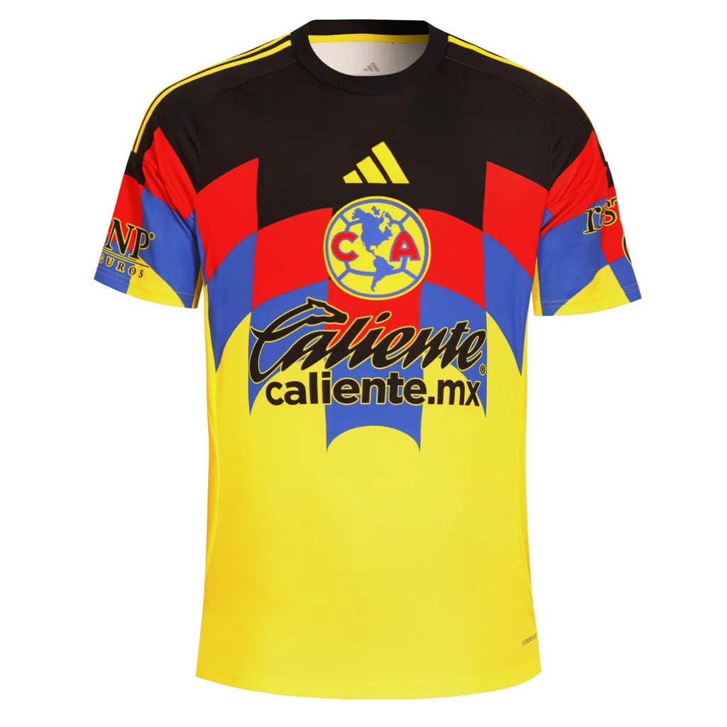 adidas Men's B. Rodriguez Club America Home Jersey 25/26 (Yellow)