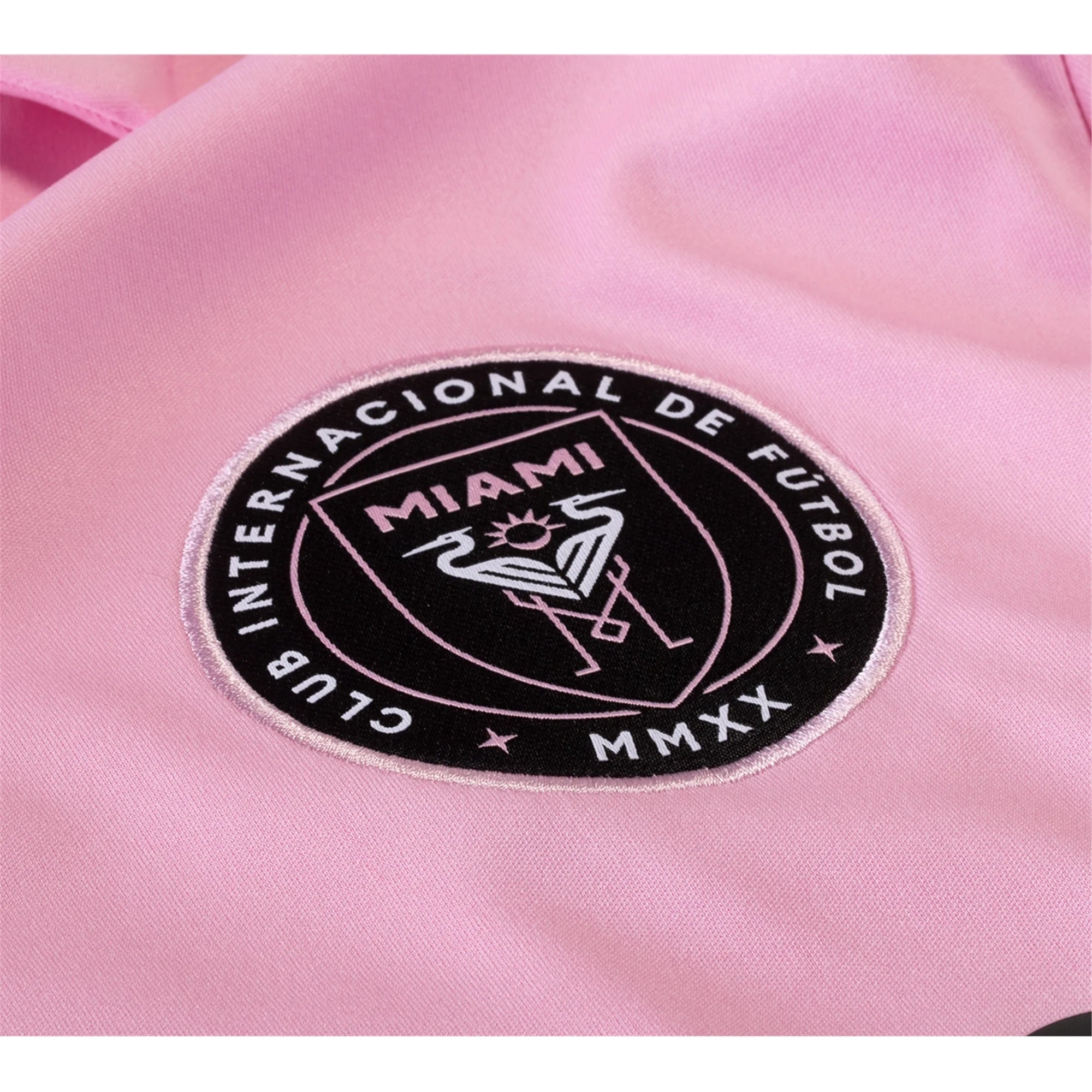adidas Inter Miami Sergio Busquets Home Jersey 23/24 w/ MLS + Leagues Cup Patch + Match Details (True Pink/Black)