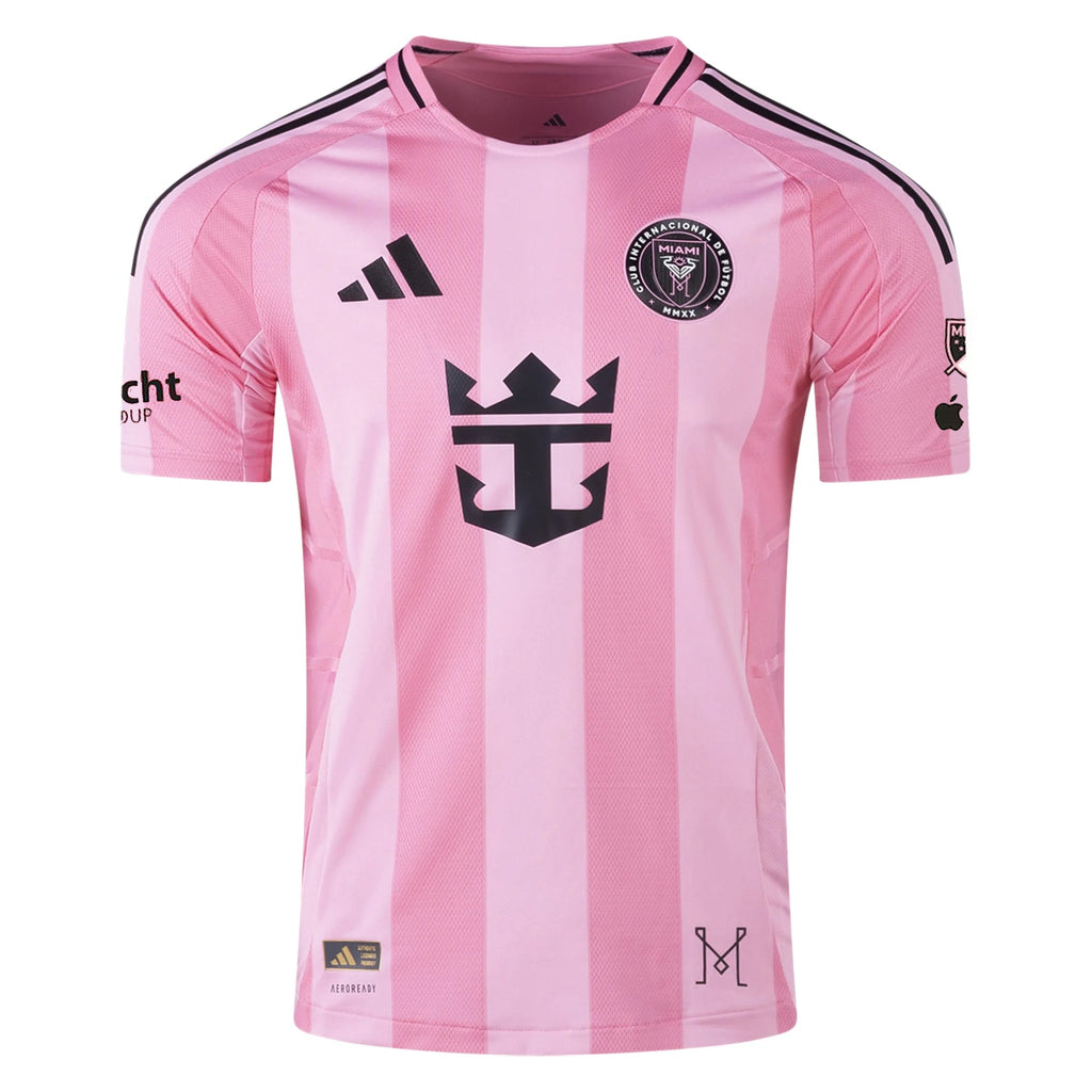 adidas Benjamin Cremaschi Inter Miami CF Authentic Home Jersey 25/26 w/ MLS Patches + Sponsor (Easy Pink)