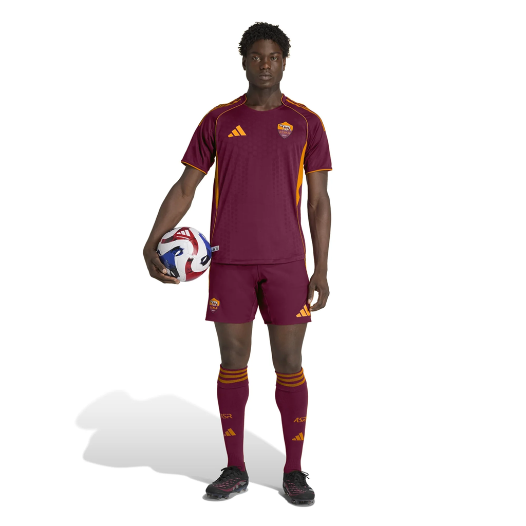 adidas Roma Authentic Jan Ziółkowski Home Jersey w/ Europa League Patches 25/26 (Burgundy)