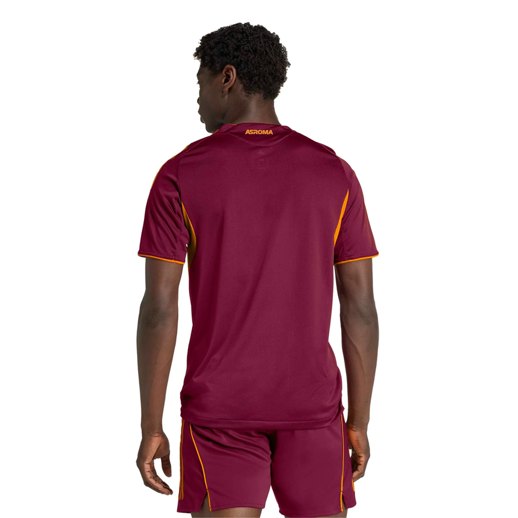 adidas Roma Authentic Wesley França Home Jersey w/ Serie A Patch 25/26 (Burgundy)