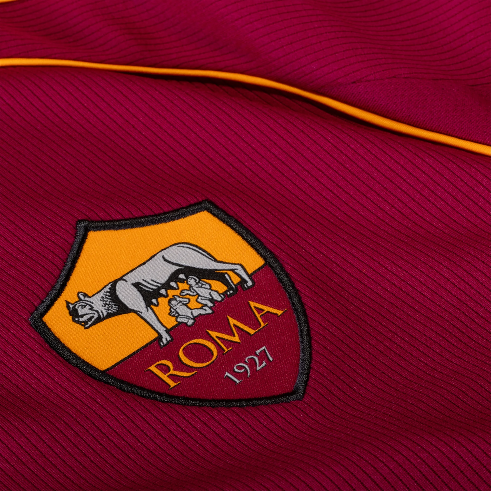 adidas Men's Roma Devyne Rensch Home Jersey w/ Europa League Patches 25/26 (Burgundy)
